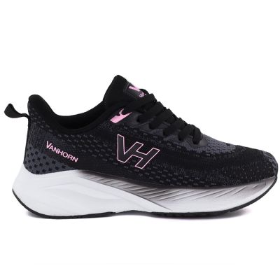 2. Vanhorn YW27308BK1 lightweight black sports shoes