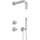 Concealed shower set with hand shower