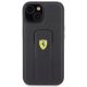 3. Ferrari Grip Stand Metal Logo case for iPhone 15 - black