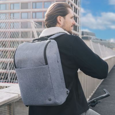 5. Motion Eco Backpack for 13-15.6 inch Laptops, Blue Denim