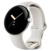 Google Pixel Watch LTE 41mm Silver, Chalk Strap / Smartwatch / Sport Strap / LTE