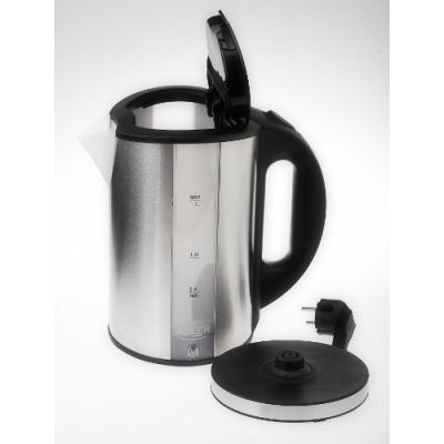 6. Adler AD 1216 electric kettle (2000W 1.8l; silver)