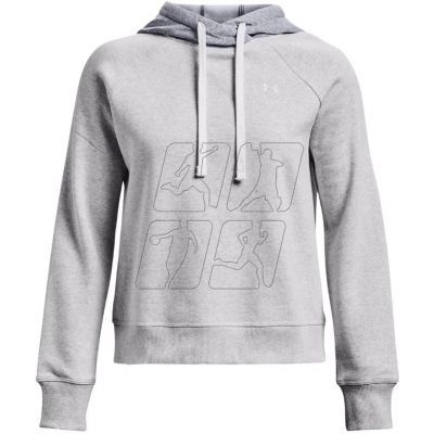 3. Under Armor Rival Fleece CB Hoodie W 1373031 014