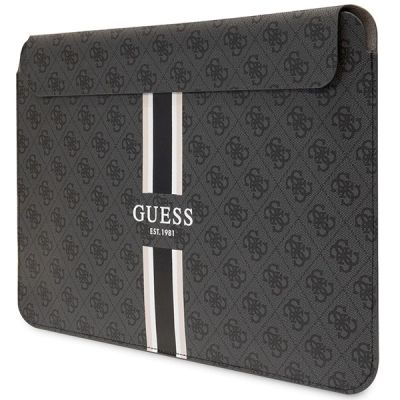 2. Guess 4G Printed Stripes cover for a 14" laptop - black