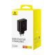 5. Baseus Cube Pro 65W GaN charger 2x USB-C USB-A - black