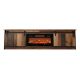 6. GRANERO TV cabinet + fireplace 200x56.7x35 old wood