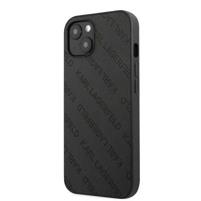2. Karl Lagerfeld KLHCP13SPTLK iPhone 13 mini 5,4 "hardcase black / black Perforated Allover
