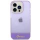 3. Guess Translucent Case for iPhone 14 Pro Max - Purple