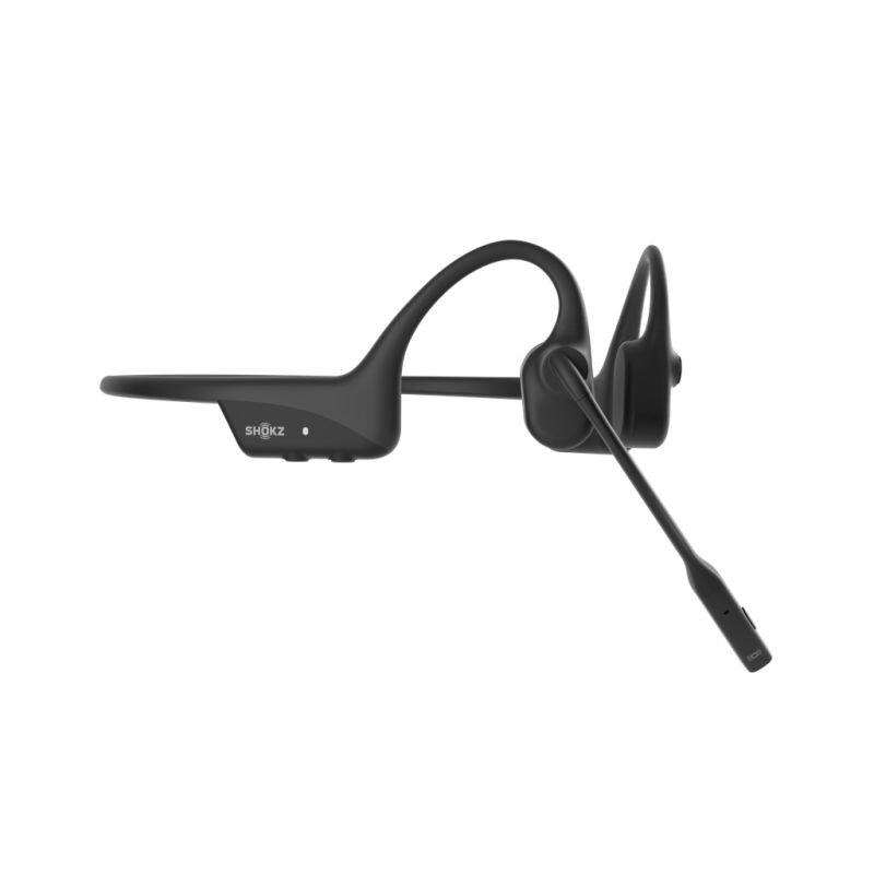 3. Shokz OpenComm2 USB-C Wireless Bone Conduction Headphones + USB-A Adapter Black