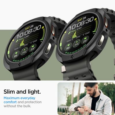 12. Spigen Liquid Air Case for Samsung Galaxy Watch 8 40mm - Matte Black