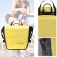 9. Rockbros AS-003-1Y waterproof bicycle bag with shoulder strap, front/rear mounting, 10-14l - yellow