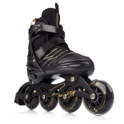 21. Meteor L 38-43 Buzzy Roller Skates Black/Gold