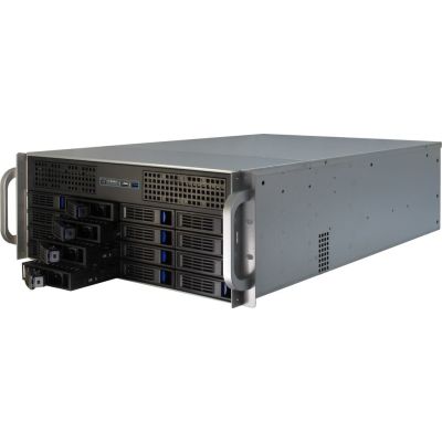 4. Inter-Tech 4U-4416L Rack Black, Silver