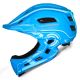 3. Wozinsky Kids Full Face Bike Helmet with USB Rear Light S - Blue