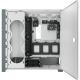 9. Corsair iCUE 5000X RGB Mid-Tower ATX Tempered Glass White case (CC-9011213-WW)