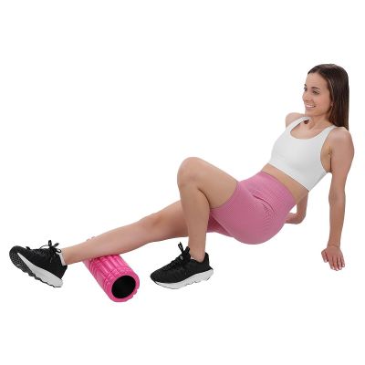 14. PINK EXERCISE ROLLER 33x14.5CM 800G