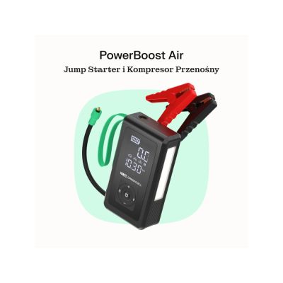 3. GREEN CELL POWERBANK/BOOSTER/CAR JUMP STARTER/PUMPER POWERBOOST AIR 8000MAH 1000A - WITH COMPRESSOR