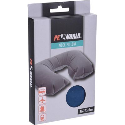 4. GREY INFLATABLE TRAVEL NECK PILLOW