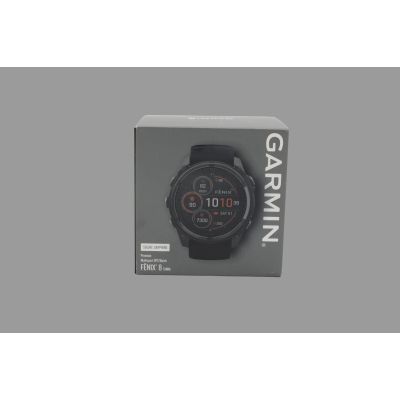 33. Garmin Fenix 8 Solar Sapphire Titanium Carbon Gray DLC Black watch