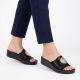 4. Women's black platform flip-flops Potocki 43326