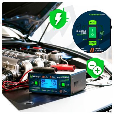 14. Microprocessor-Controlled Battery Charger 6/8/12/14/16/24 V 6–24 10 A W14019 WUBER