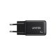 2. UNITEK GAN WALL CHARGER 2X USB-C USB-A ,PD 3.0, 65W, BLACK