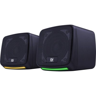 3. DEFENDER PC SPEAKERS J3 2.0 6W LED USB BLACK 65963