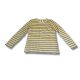 Wood Wood Kim Off-white/yellow stripes long sleeve t-shirt - 10235409-2323-Stripes