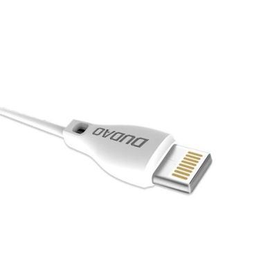 2. Dudao cable USB / Lightning cable 2.4A 1m white (L4L 1m white)
