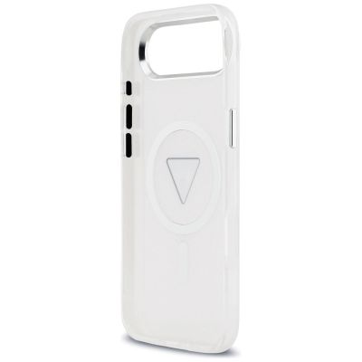 7. Guess IML Gradient Triangle Logo MagSafe Case for iPhone Air - Clear