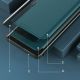 10. Eco Leather View Case elegant bookcase type case with kickstand for iPhone 13 Pro orange