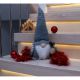 27. DECORATIVE PLUSH LED gnome 38CM GRAY