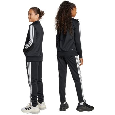 5. adidas Essentials Climacool Kids 3 Stripes Training Tracksuit 205 Black JD6502
