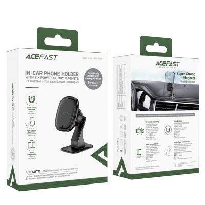 5. Acefast D35 Magnetic Dashboard Holder - Black