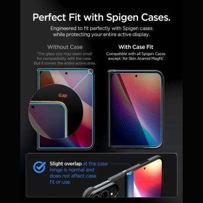 7. Spigen Glas.tR EZ Fit Pro HD AC 2-Pack Privacy Tempered Glass for iPhone Duo