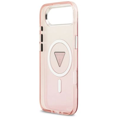 7. Guess IML Gradient Triangle Logo MagSafe iPhone Air Case - Pink