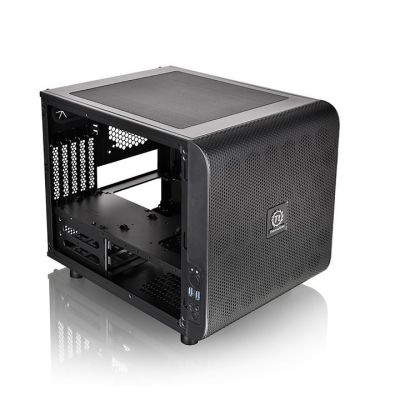 27. Thermaltake Core V21 CA-1D5-00S1WN-00 Case (Micro ATX, Mini ITX; Black)