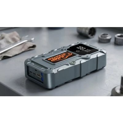 7. Extralink Jump 34 Jump Starter | Car jump starter | 3x LED, flashlight, LCD display