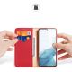 2. Dux Ducis Hivo case Samsung Galaxy S23+ flip cover wallet stand RFID blocking red
