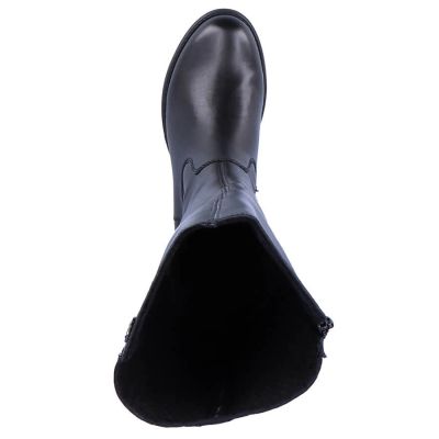 35. Rieker W Z9591-00 black leather boots 