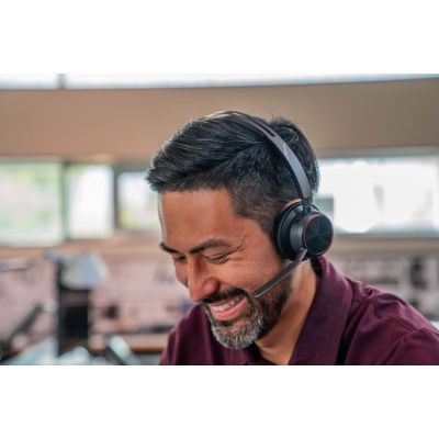 23. POLY Voyager Focus 2 USB-CC Headset with USB-C/A Adapter and Charging Base