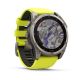 4. Garmin Fenix 8 Solar Sapphire Titanium Amp Yellow/Graphite watch
