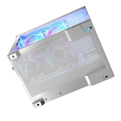 12. MODECOM VOLCNO PANORAMA APEX ARGB 3F MIDI WHITE CASE