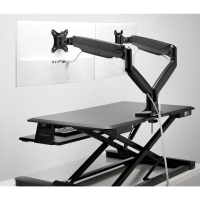 6. Kensington SmartFit One-Touch Dual Height Adjustable Monitor Arm