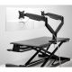 6. Kensington SmartFit One-Touch Dual Height Adjustable Monitor Arm