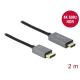 2. DeLOCK Active DisplayPort 1.4 to HDMI Cable 4K 60 Hz (HDR), 2 m