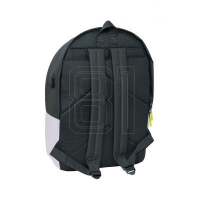 8. Real Madrid sports backpack with USB and laptop compartment double backpack 612554820