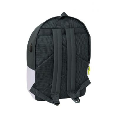 8. Real Madrid sports backpack with USB and laptop compartment double backpack 612554820