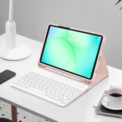 3. Tech-Protect SC Pen Case for Samsung Galaxy Tab A9 / A11 8.7 X110 / X115 / X133 / X135 - Pink