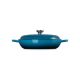 3. Le Creuset 21180306422430 cast iron pot, 30 cm green